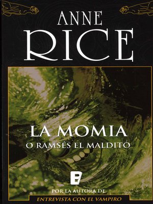 cover image of Ramsés El Maldito--La momia